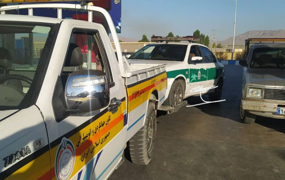 بازدید پلیس راهور از خودروهای امدادی کانون جهانگردی خراسان شمالی