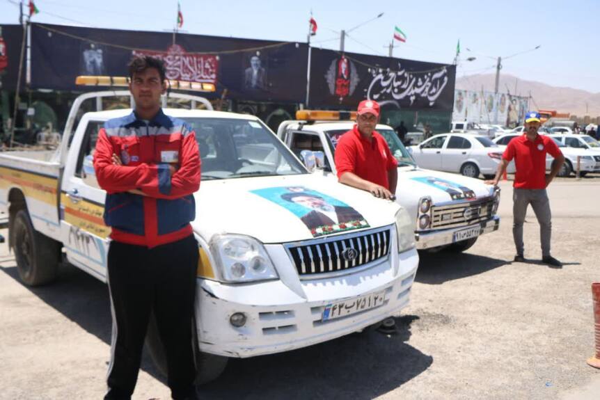 حضور امداد خودرو کانون در تشییع رهبر شهید